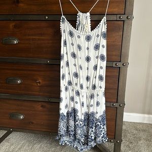 Blue and White romper